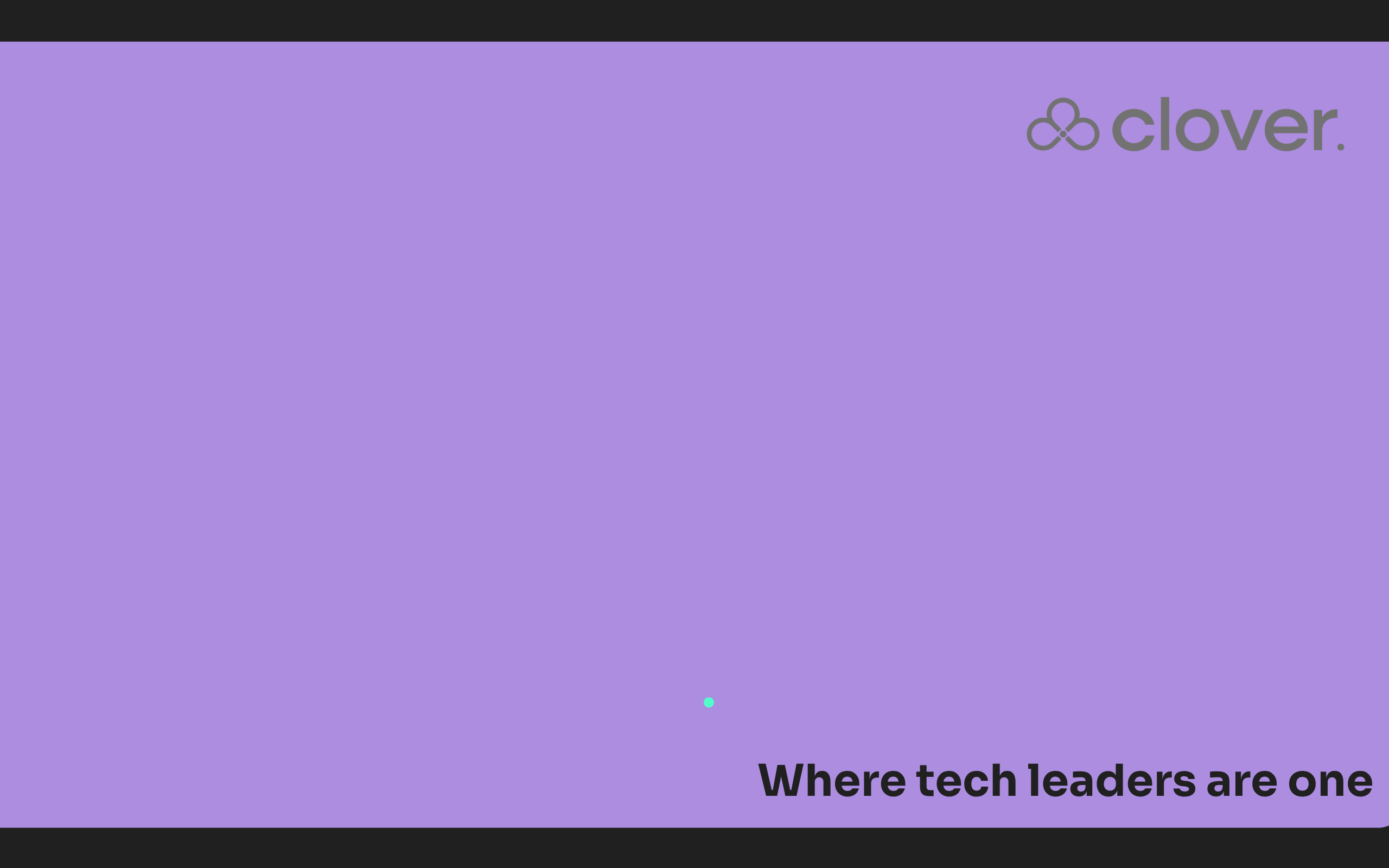 Clover - Connecting IT Leaders